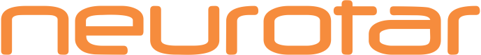 Neurotar logo (orange) 25K with white ColW